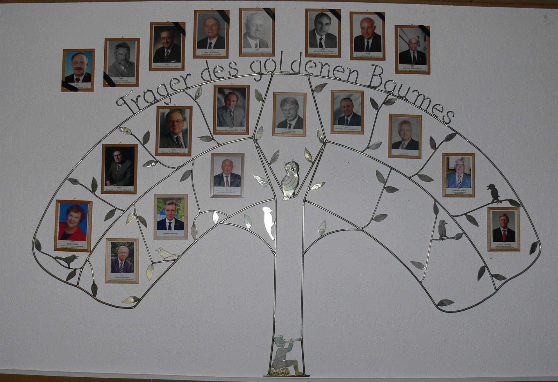 Bezirksverband Recklinghausen - Würdenträger Willi Wessel in der Ehrengalerie aufgenommen