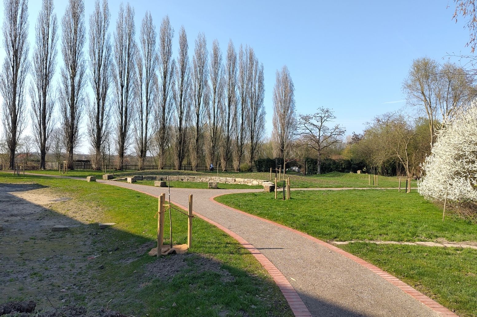Ein Lernort im Wachstum: Die neue Fläche im Park „Alte Ziegelei" in Lünen